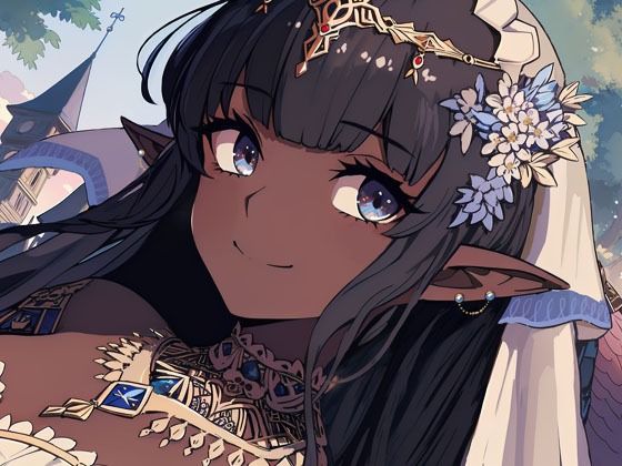 エルフの女王様の治療魔術(スタジオレイン) [d_423724]