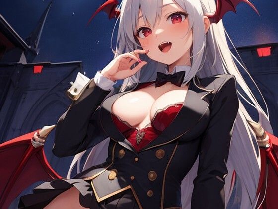 タキシード風ヴァンパイアさん(ほげふが) [d_313100]