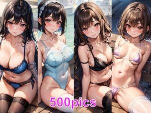 アイドル目指してまずは着エロランジェリー撮影会的なCG集(妄想サチュレーション) [d_363599]