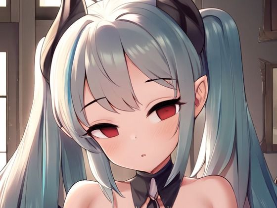 サキュバスの女の子が催●にかかってスカートをたくし上げている画像(催●スキ) [d_365741]