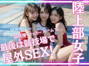 陸上部女子校生とトラック上で汗だくsex(ai-panda) [d_387921]