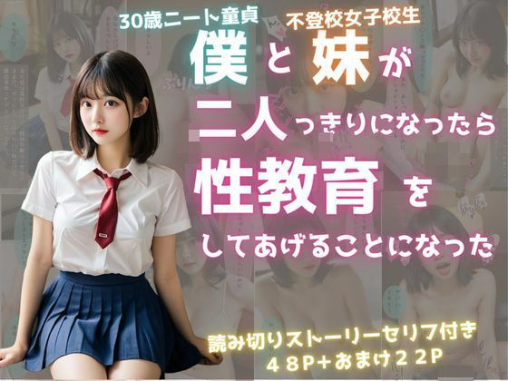 僕と妹が二人っきりになったら性教育をしてあげることになった(けんぱ) [d_399681]