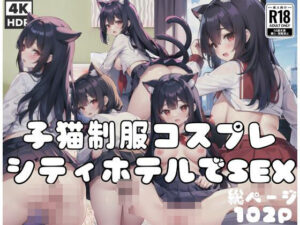 子猫制服コスプレ変態女をシティホテルでSEXした(あなたは王子様) [d_408049]