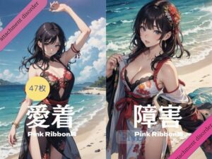 愛着障害 ピンクリボン 47枚 【AIアニメイラスト集】(AIマネタイズ) [d_408915]