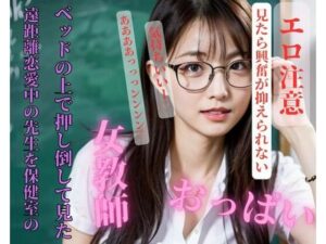 遠距離恋愛中の先生を保健室ベッドの上で押し倒して見た(完美) [d_409306]