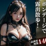 昼間も夜中もボンデージで露出散歩(まんねん王国) [d_410428]