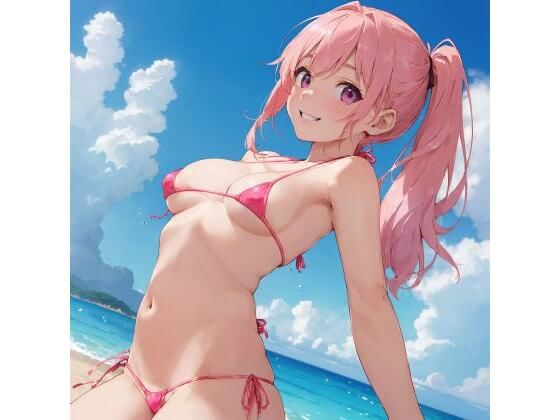 巨乳マイクロビキニ(yama@AI美女) [d_411145]