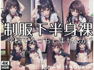 制服下半身裸…学校でえっちなことしませんか？(絶頂) [d_411419]