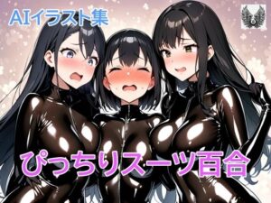 ぴっちりスーツ百合(8ball-ai-art) [d_411775]