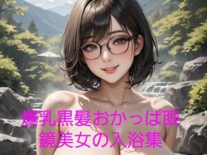 爆乳黒髪おかっぱ眼鏡美女の入浴集(big breast garden) [d_412785]