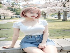 初めてのデートで緊張したから脱いでみた！(AI塾) [d_413238]