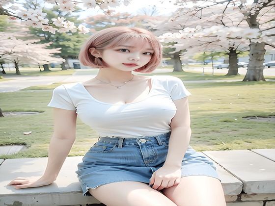 初めてのデートで緊張したから脱いでみた！(AI塾) [d_413238]