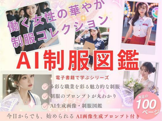 【AI美女プロンプト100選】コピーOK！AI制服図鑑 働く女性の華やか制服コレクション(極・AI女子プロダクション) [d_413800]