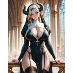 巨乳サキュバスシスターの中出し搾精行為(lizeton-ai-doll) [d_414630]