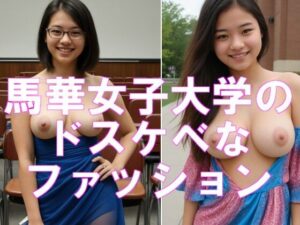 【AI生成ちょいブス】馬華女子大学のドスケベなファッション(AIブス) [d_415303]