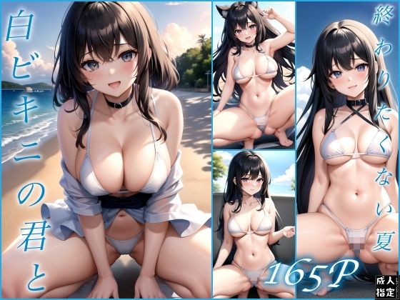 白いビキニと夏(ディープデザイアデータ) [d_415528]