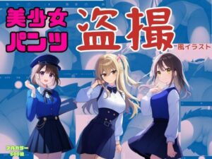 美少女のスカートの中身を撮影 おパンツ盗撮風イラスト集500枚（セクシーランジェリー、綿パンツ、Tバック、ノーパン）(エロロ兵長) [d_416180]