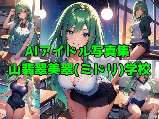 AIアイドル写真集山翡翠美翠（ミドリ）学校(きゅりうむ) [d_416502]