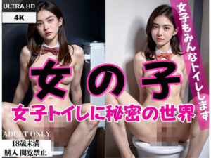女子トイレに秘密の世界があります「女子もみんなトイレしますので…」(寝る前にえっちなことしよ？) [d_417058]