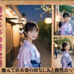 幼なじみの浴衣姿〜地元で浴衣姿の幼なじみと偶然会って…(美女ワンダーランド) [d_417548]