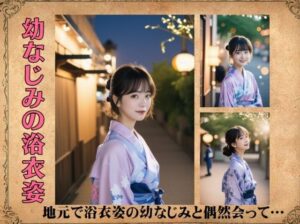 幼なじみの浴衣姿〜地元で浴衣姿の幼なじみと偶然会って…(美女ワンダーランド) [d_417548]