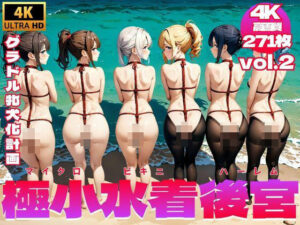 極小水着後宮/マイクロビキニハーレム 〜 グラドル牝犬化計画 Vol.2【4K】(牝あんな) [d_417804]