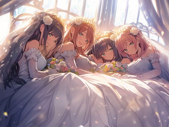 ドレス美少女28 ウエディングドレス×アイドルグループ(Dresscco) [d_418098]