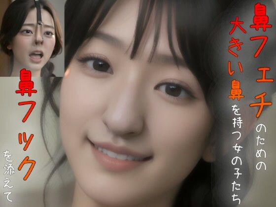 鼻フェチのための大きい鼻を持つ女の子たち〜鼻フックを添えて〜(乳房研究所) [d_418658]