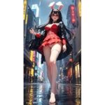 パンチラするバニーガール(kakikomiai) [d_419270]