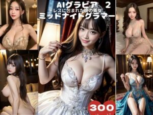 AIグラビアミッドナイトグラマー2 ドレスに包まれた夜の美女 313ページ(ミツバチ) [d_421190]