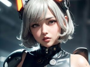 【AIグラビア巨乳美女写真集】Vol.10むちむち未来系の天使さん_センシティブ(はるあき/AIart) [d_421799]