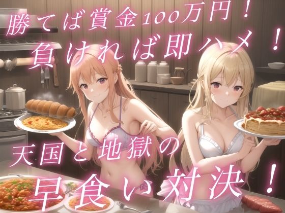 勝てば賞金100万円！負ければ即ハメ！天国と地獄の早食い対決！(淫靡なるステラ) [d_429223]