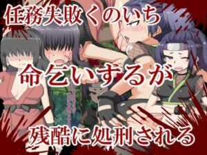 任務失敗したくのいちは命乞いするが残酷に処刑される(秘密の箱) [d_429261]