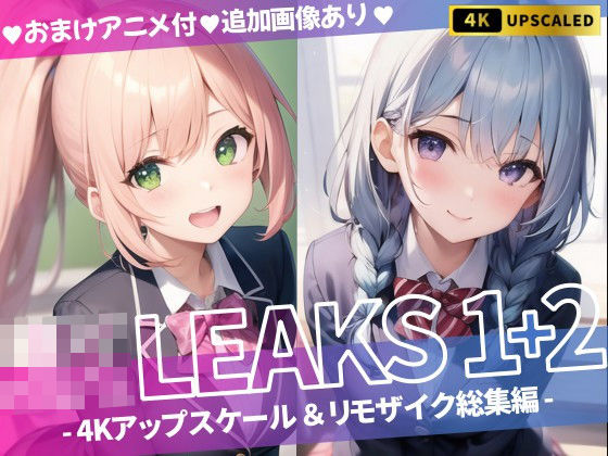 JK LEAKS 1＋2 – 4Kアップスケール＆リモザイク総集編 -【おまけアニメ付】(AniyA) [d_430232]