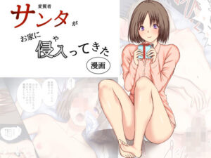 サンタ＜変質者＞がお家に侵入＜や＞ってきた漫画(三角罰丸) [d_434020]