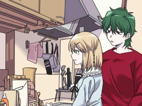 女になった俺が幼馴染と同棲する百合本(たぬき座流星群) [d_435056]