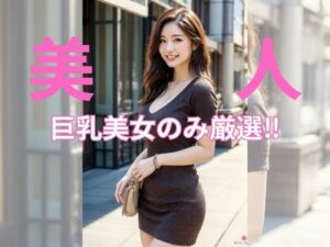 都会の花咲く美女たち:巨乳美女(AI美女) [d_330628]