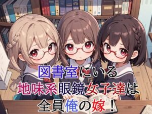 図書室にいる地味系眼鏡女子達は全員俺の嫁！(謎の海産物) [d_382088]