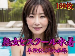 熟女とスクール水着 半世紀ぶりの痴態(欲望のままに行こう) [d_415078]