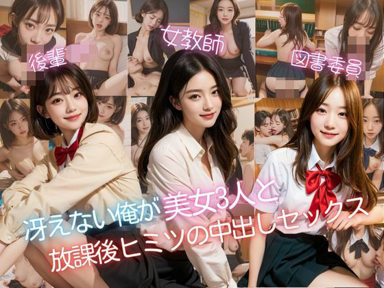 冴えない俺が美女3人と放課後ヒミツの中出しセックス(ちぐはぐくりえいと) [d_418788]