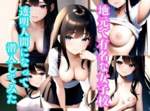 地元で有名な女子校に、透明人間になって潜入してみた ＃1(巨乳美女) [d_424377]