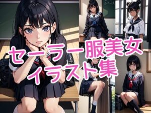 セーラー服美女のイラスト集(ラテ) [d_426854]