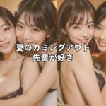 夏のカミングアウト 先輩が好き(AI美女サロン) [d_428898]