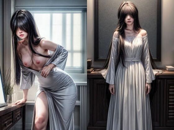 呪いのビデオを見たら貞〇ちゃんが脱いで現れてくれました♪「リアル・実写系」写真集(ももんじゃ) [d_429705]