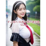 ずぶ濡れJK透け透け通学路 Vo.1(Realistic AI Girls) [d_431267]