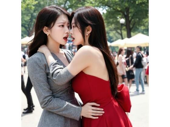 女の喧嘩 キャットファイト Catfight AI動画3(CFAIC) [d_432699]