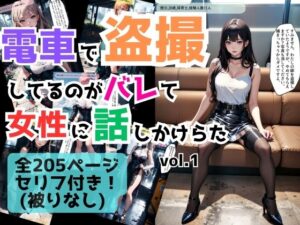 電車で盗撮してるのがバレて女性に話しかけられた vol.1(あらぶるま18＋（二次元）) [d_435637]