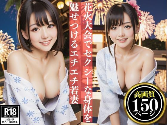 花火大会で淫らでセクシーな身体を魅せつけるエチエチ若妻(AI萌え萌えサークル) [d_438362]