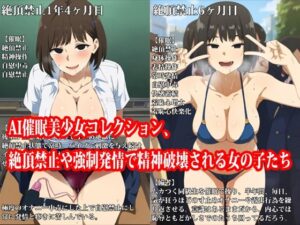 AI催●美少女コレクション、絶頂禁止や強●発情で精神破壊される女の子たち(淫乱テディベア) [d_438576]