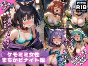 電脳美女妄想コレクション ケモミミ女性 まちかどナイト編(TeamPetitPrice) [d_439142]